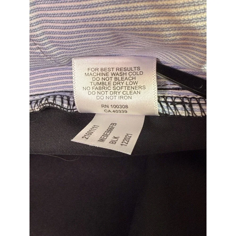 Peter Millar EB66 Performance Five-Pocker Pants Men's 38x34 Black Twill Golf